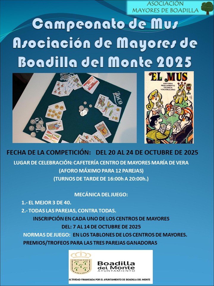 CAMPEONATO DE MUS 2025 (DEL 20 AL 25 DE OCTUBRE)